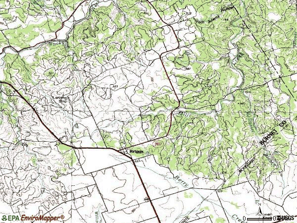 Zip code 78608 topographic map