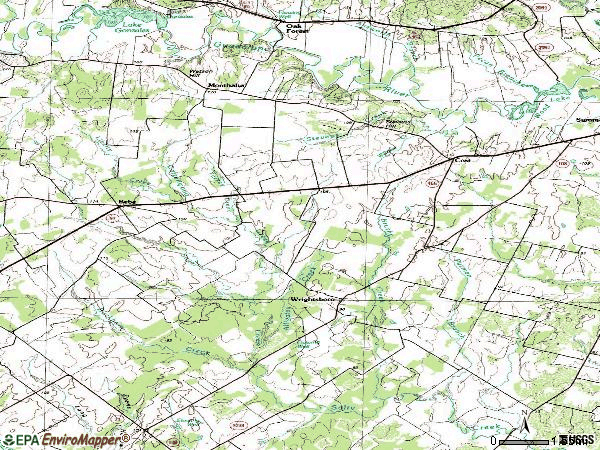 Zip code 78614 topographic map