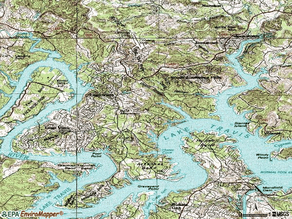 Zip code 78645 topographic map