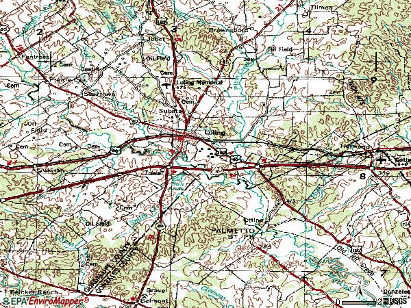 Zip code 78648 topographic map