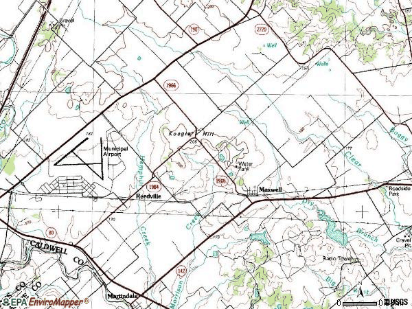 Zip code 78656 topographic map