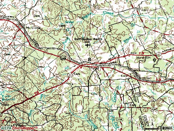 Zip code 78659 topographic map
