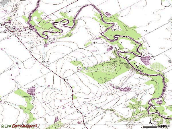 Zip code 78670 topographic map