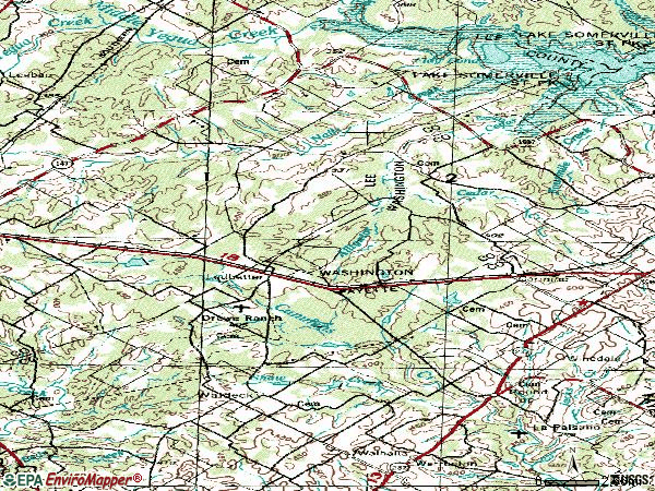 Zip code 78946 topographic map