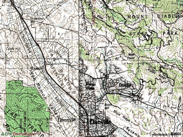 Zip code 94507 topographic map