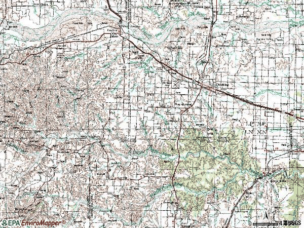 Zip code 79201 topographic map