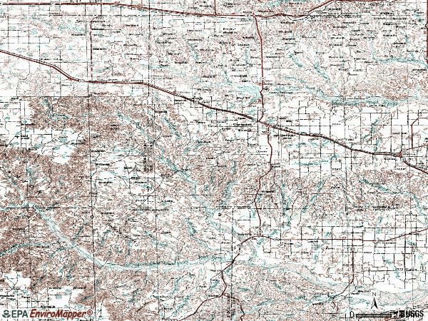 Zip code 79226 topographic map