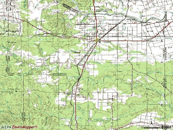 Zip code 79227 topographic map