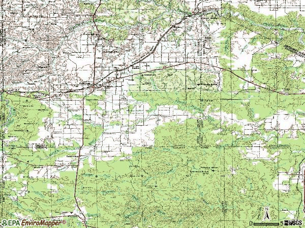 Zip code 79248 topographic map