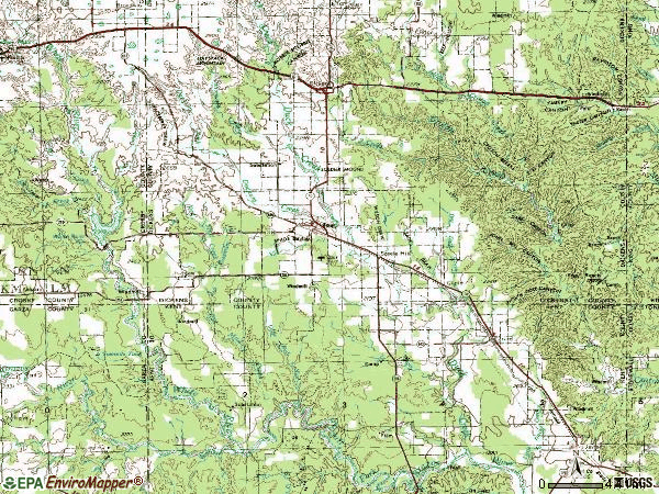 Zip code 79370 topographic map