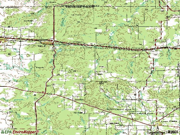 Zip code 79504 topographic map