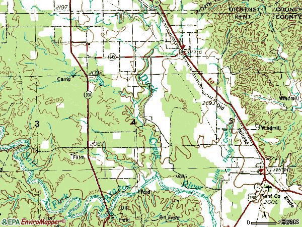 Zip code 79518 topographic map
