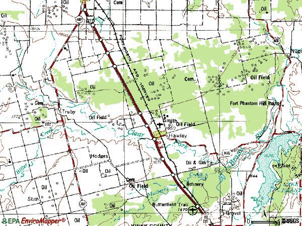 Zip code 79525 topographic map