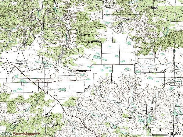 Zip code 79537 topographic map