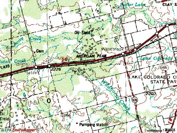Zip code 79565 topographic map