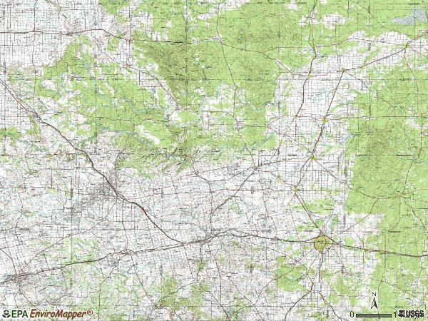 Zip code 00795 topographic map