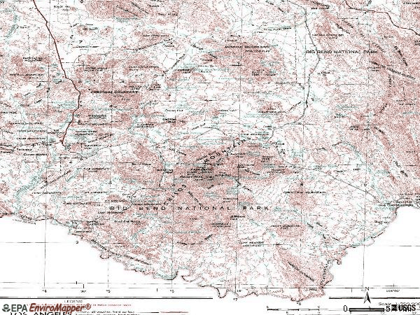 Zip code 79834 topographic map