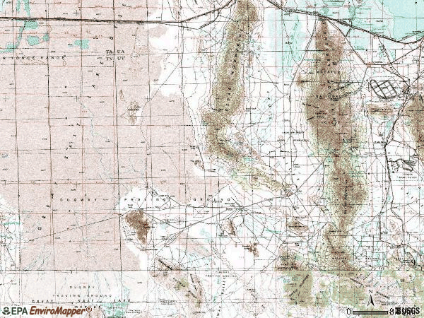 Zip code 84022 topographic map