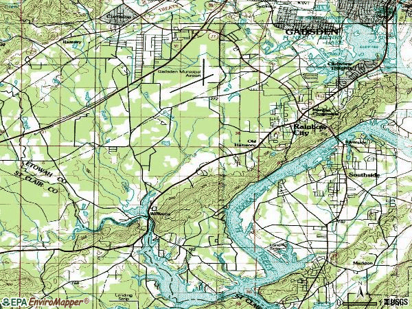 Zip code 35906 topographic map