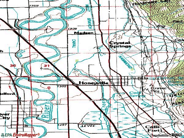 Zip code 84314 topographic map