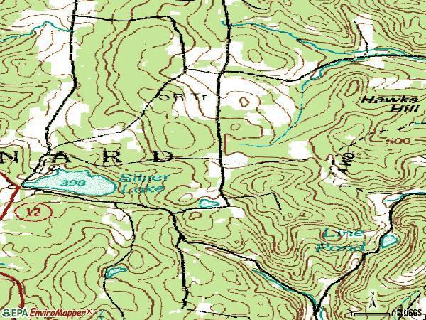 Zip code 05031 topographic map