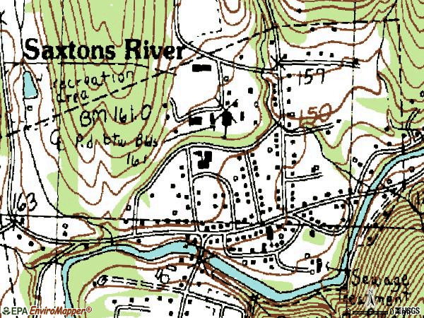 Public primary/middle school in zip code 05154 not listed on the city page: SAXTONS RIVER ELEM.