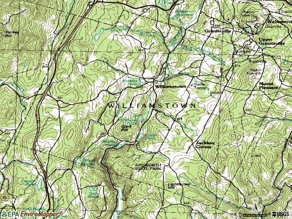 Zip code 05679 topographic map