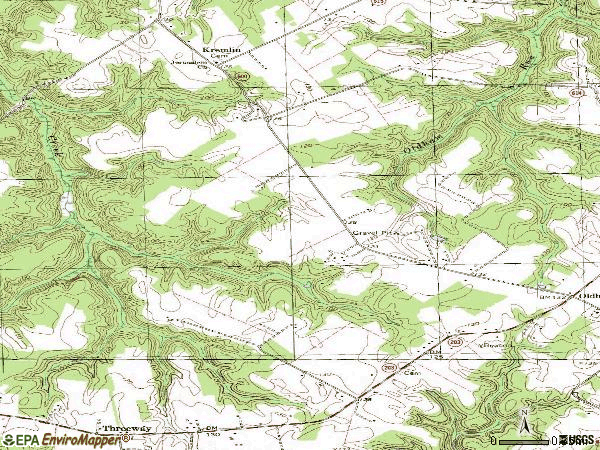 Zip code 22529 topographic map