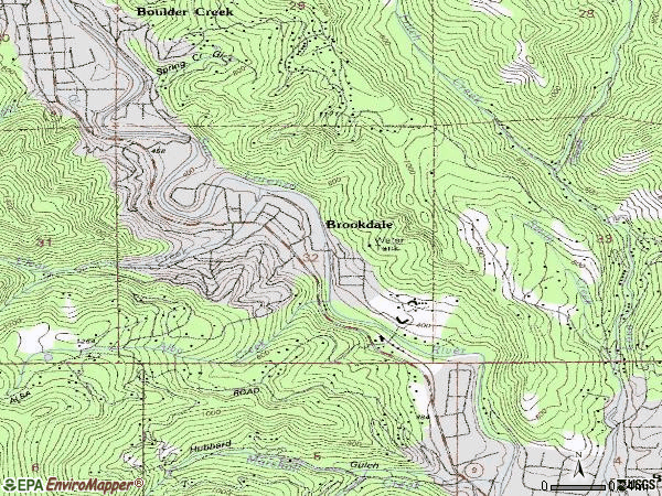 Zip code 95007 topographic map