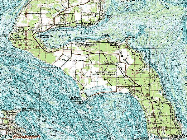 Zip code 98239 topographic map