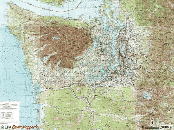 Zip code 00983 topographic map