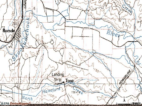 Zip code 98530 topographic map