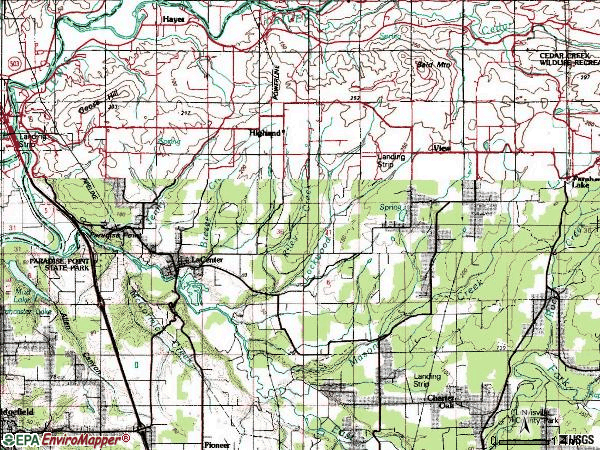 Zip code 98629 topographic map