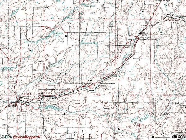 Zip code 99134 topographic map