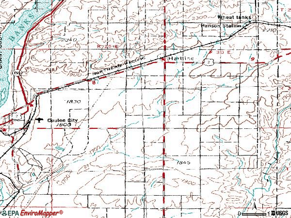 Zip code 99135 topographic map
