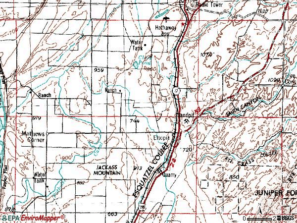 Zip code 99330 topographic map