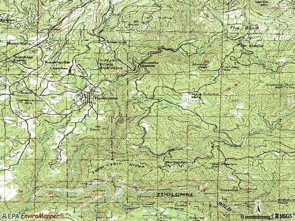 Zip code 95379 topographic map