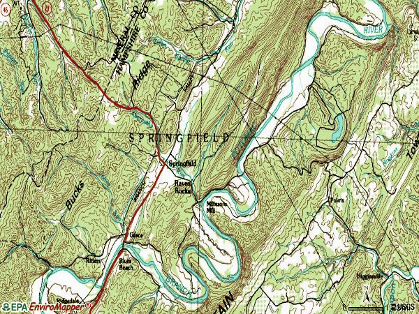 Zip code 26763 topographic map