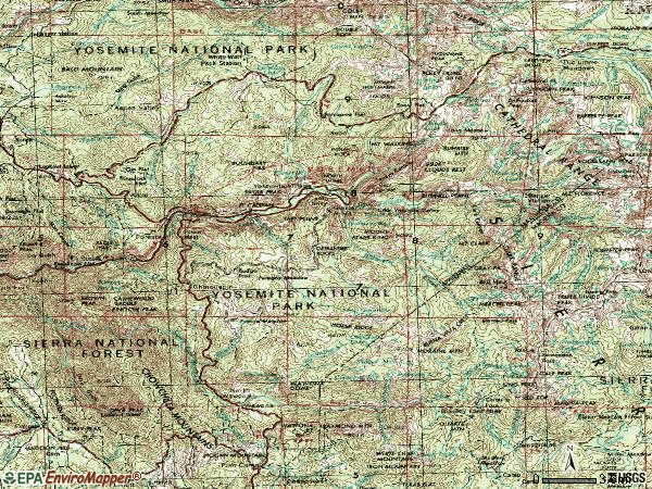Zip code 95389 topographic map