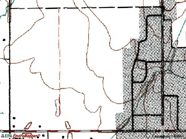 Zip code 53088 topographic map