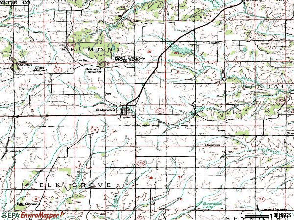 Zip code 53510 topographic map