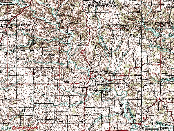 Zip code 53530 topographic map