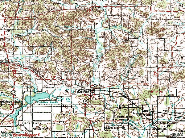 Zip code 54730 topographic map