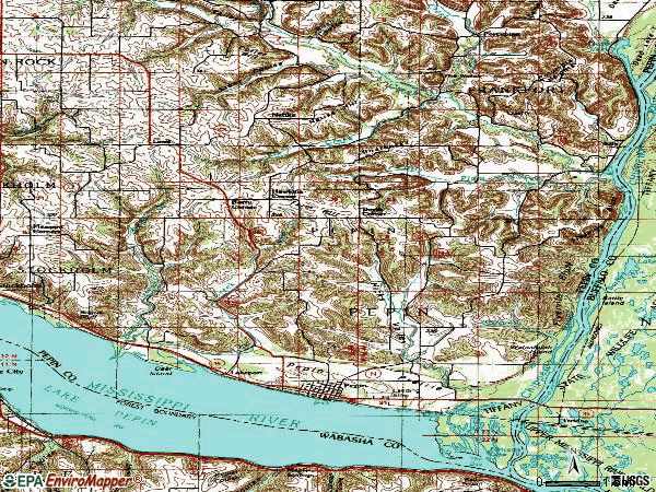Zip code 54759 topographic map