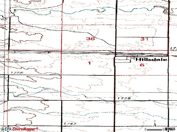 Zip code 82060 topographic map