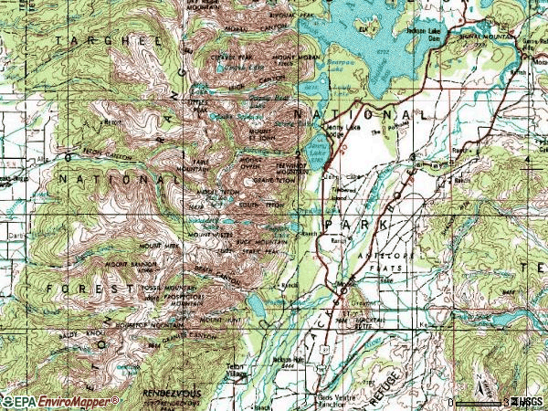 Zip code 83012 topographic map
