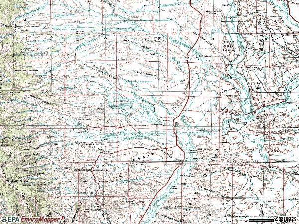 Zip code 83113 topographic map