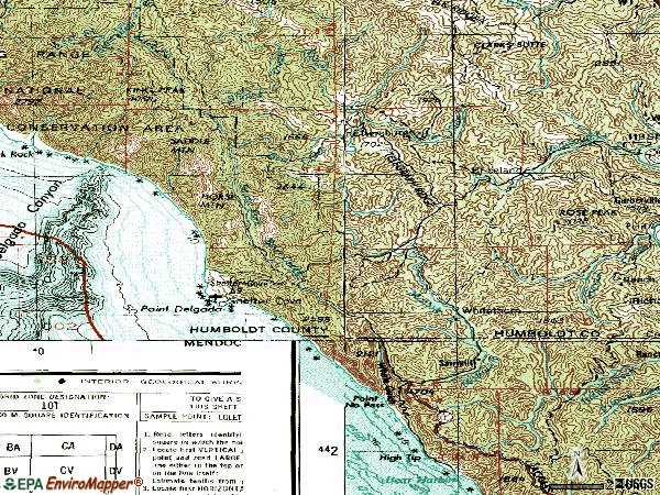 Zip code 95589 topographic map