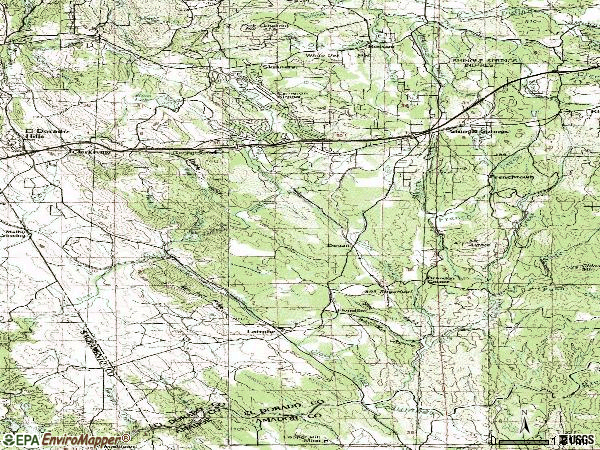 Zip code 95682 topographic map