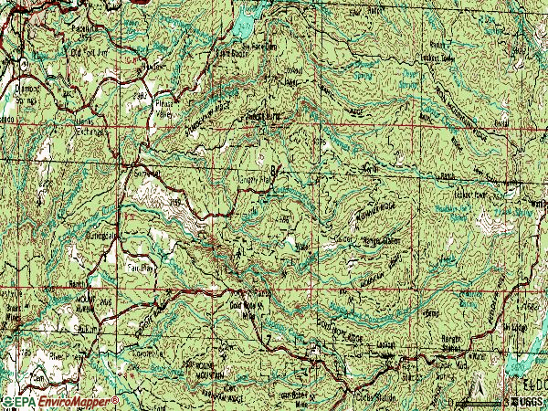 Zip code 95684 topographic map